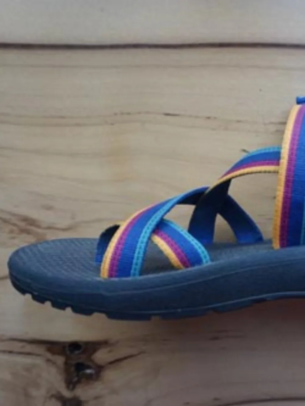CHACO Z Cloud Multi Color Sandals GUC Size 10 - Picture 2 of 4